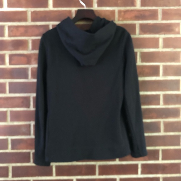 James Perse EUC zip up hooded jacket asymmetrical moto hoodie size small 1 - Picture 2 of 16